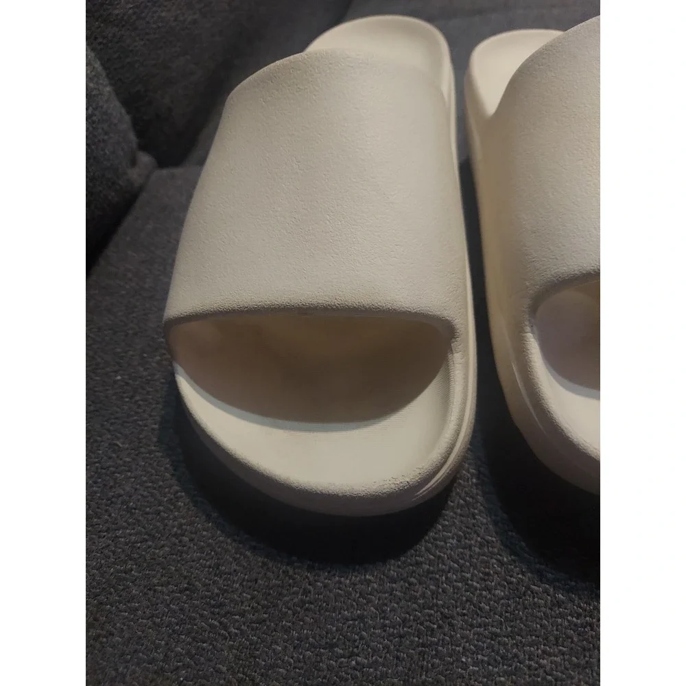 Adidas Adilette Lumia White Mens 8 Womens 9 Slip On Slides Sandals JP9578 Summer